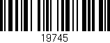 Código de barras (EAN, GTIN, SKU, ISBN): '19745'