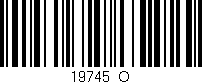 Código de barras (EAN, GTIN, SKU, ISBN): '19745_O'