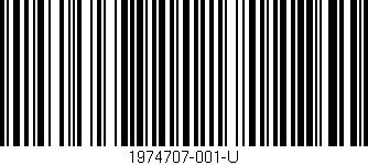Código de barras (EAN, GTIN, SKU, ISBN): '1974707-001-U'
