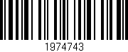 Código de barras (EAN, GTIN, SKU, ISBN): '1974743'