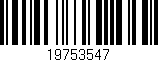 Código de barras (EAN, GTIN, SKU, ISBN): '19753547'
