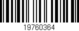 Código de barras (EAN, GTIN, SKU, ISBN): '19760364'