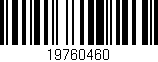 Código de barras (EAN, GTIN, SKU, ISBN): '19760460'