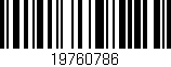 Código de barras (EAN, GTIN, SKU, ISBN): '19760786'