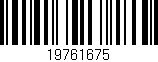 Código de barras (EAN, GTIN, SKU, ISBN): '19761675'