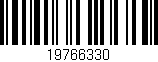 Código de barras (EAN, GTIN, SKU, ISBN): '19766330'