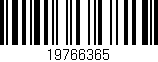 Código de barras (EAN, GTIN, SKU, ISBN): '19766365'