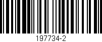 Código de barras (EAN, GTIN, SKU, ISBN): '197734-2'