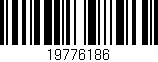 Código de barras (EAN, GTIN, SKU, ISBN): '19776186'