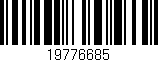 Código de barras (EAN, GTIN, SKU, ISBN): '19776685'