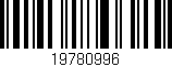 Código de barras (EAN, GTIN, SKU, ISBN): '19780996'