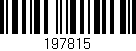 Código de barras (EAN, GTIN, SKU, ISBN): '197815'