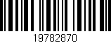 Código de barras (EAN, GTIN, SKU, ISBN): '19782870'