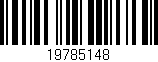 Código de barras (EAN, GTIN, SKU, ISBN): '19785148'