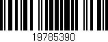 Código de barras (EAN, GTIN, SKU, ISBN): '19785390'