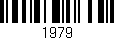 Código de barras (EAN, GTIN, SKU, ISBN): '1979'