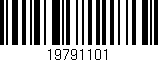 Código de barras (EAN, GTIN, SKU, ISBN): '19791101'