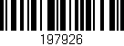 Código de barras (EAN, GTIN, SKU, ISBN): '197926'