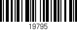 Código de barras (EAN, GTIN, SKU, ISBN): '19795'