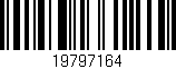 Código de barras (EAN, GTIN, SKU, ISBN): '19797164'