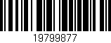 Código de barras (EAN, GTIN, SKU, ISBN): '19799877'