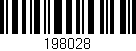 Código de barras (EAN, GTIN, SKU, ISBN): '198028'