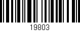 Código de barras (EAN, GTIN, SKU, ISBN): '19803'