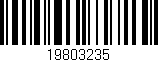 Código de barras (EAN, GTIN, SKU, ISBN): '19803235'