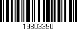 Código de barras (EAN, GTIN, SKU, ISBN): '19803390'