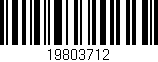Código de barras (EAN, GTIN, SKU, ISBN): '19803712'