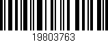 Código de barras (EAN, GTIN, SKU, ISBN): '19803763'