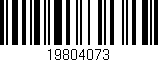 Código de barras (EAN, GTIN, SKU, ISBN): '19804073'