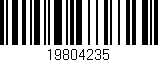 Código de barras (EAN, GTIN, SKU, ISBN): '19804235'