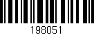 Código de barras (EAN, GTIN, SKU, ISBN): '198051'