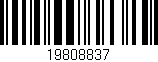 Código de barras (EAN, GTIN, SKU, ISBN): '19808837'