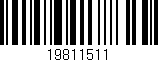 Código de barras (EAN, GTIN, SKU, ISBN): '19811511'