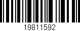 Código de barras (EAN, GTIN, SKU, ISBN): '19811592'