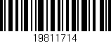 Código de barras (EAN, GTIN, SKU, ISBN): '19811714'