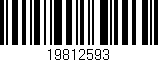 Código de barras (EAN, GTIN, SKU, ISBN): '19812593'