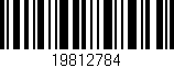 Código de barras (EAN, GTIN, SKU, ISBN): '19812784'