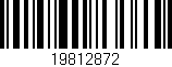 Código de barras (EAN, GTIN, SKU, ISBN): '19812872'