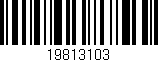 Código de barras (EAN, GTIN, SKU, ISBN): '19813103'
