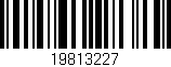 Código de barras (EAN, GTIN, SKU, ISBN): '19813227'