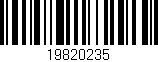 Código de barras (EAN, GTIN, SKU, ISBN): '19820235'