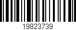 Código de barras (EAN, GTIN, SKU, ISBN): '19823739'