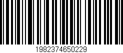 Código de barras (EAN, GTIN, SKU, ISBN): '1982374650229'