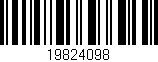 Código de barras (EAN, GTIN, SKU, ISBN): '19824098'