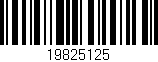 Código de barras (EAN, GTIN, SKU, ISBN): '19825125'