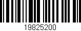 Código de barras (EAN, GTIN, SKU, ISBN): '19825200'