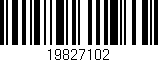 Código de barras (EAN, GTIN, SKU, ISBN): '19827102'